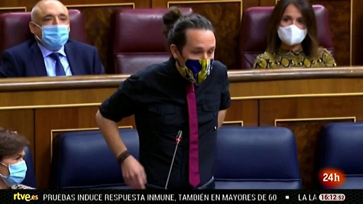 Parlamento - Iglesias: sesión de control y reprobación rechazada