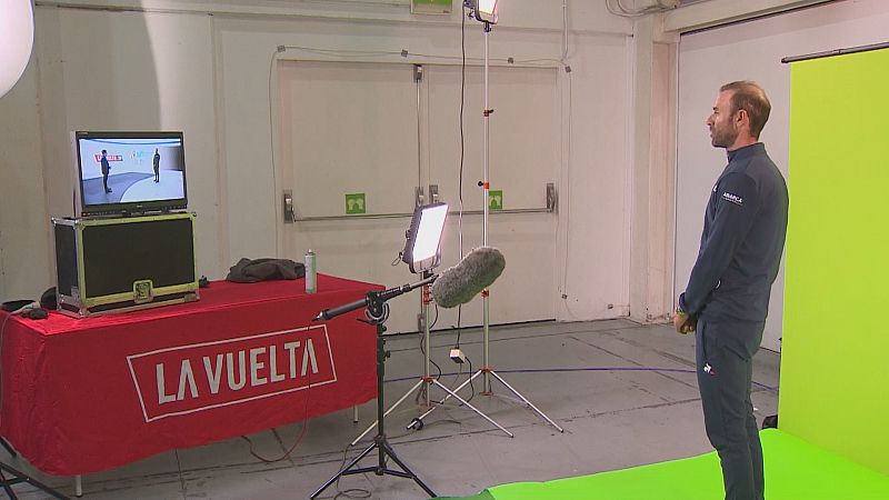 Así fue el 'making of' de la entrevista a Alejandro Valverde en el Telediario