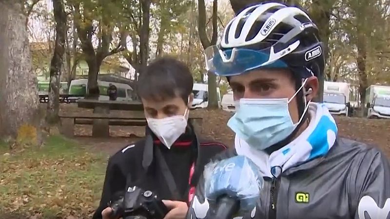 Vuelta 2020 | Enric Mas: "Ha sido un día jodido con mucho viento y mucha lluvia"