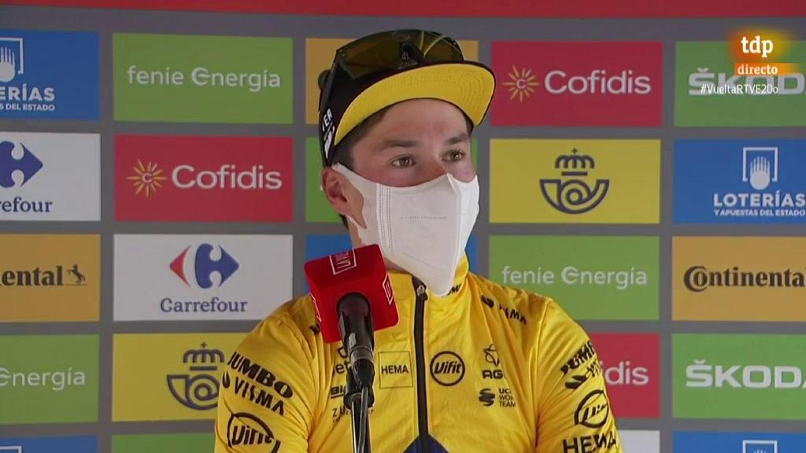 Vuelta 2020 | Roglic: "El equipo ha estado muy fuerte"