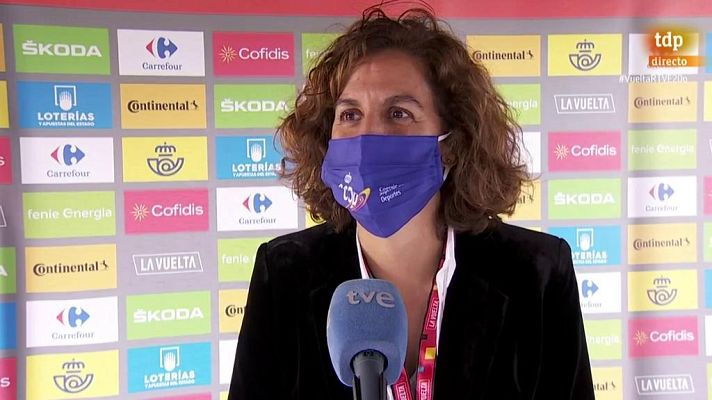Vuelta ciclista a España - Irene Lozano: "Es un orgullo que las bicicletas vuelvan a rodar en esta Vuelta"