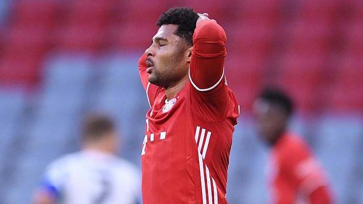 Telediario 1 - Gnrabry, baja en el Bayern por coronavirus; Simeone prueba delantera