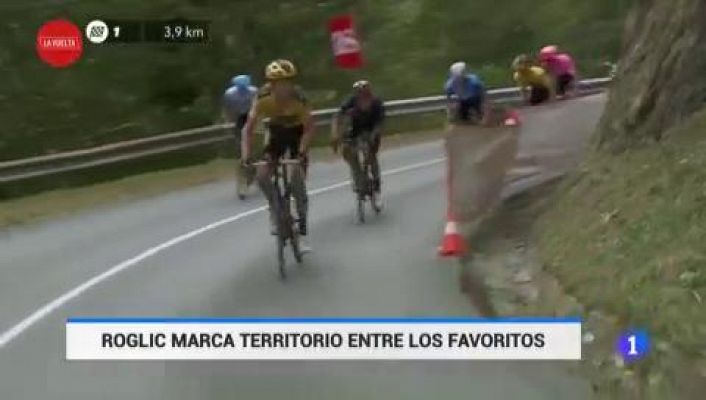 Telediario 1 - Vuelta 2020 | Roglic marca territorio entre los favoritos