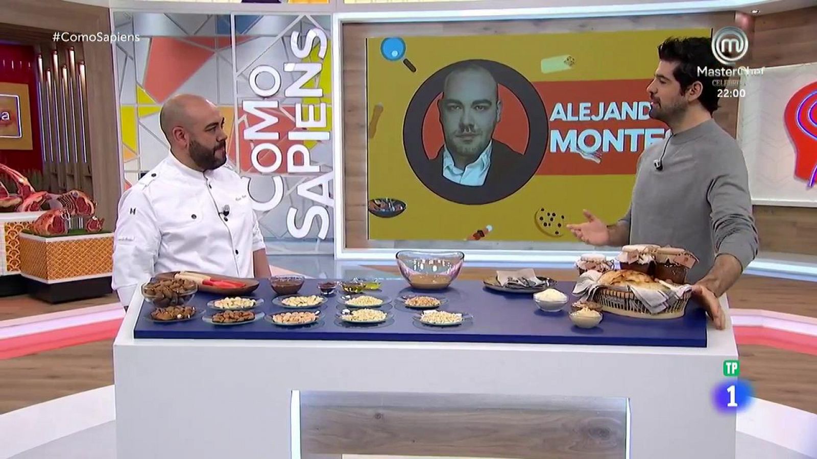 Alejandro Montes prepara una crema chocolate con almendras