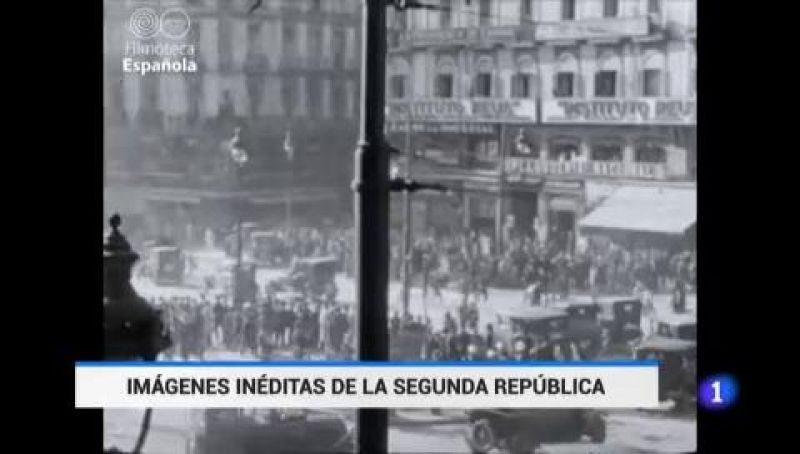 Aparecen imágenes inéditas de la celebración de la proclamación de la Segunda República