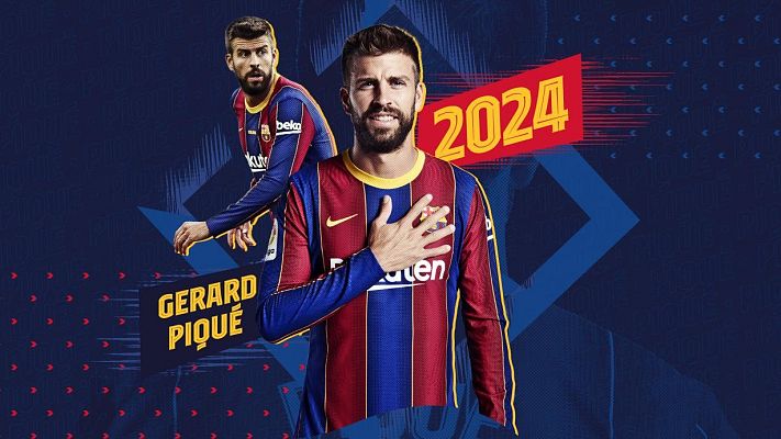 Telediario 1 - Acuerdo para la ampliación de contrato de Piqué, Lenglet, Ter Stegen y De Jong