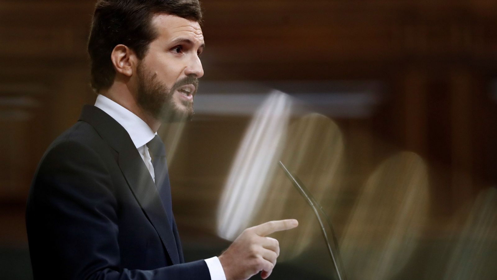 Casado anuncia que votará "no" a la moción de Vox