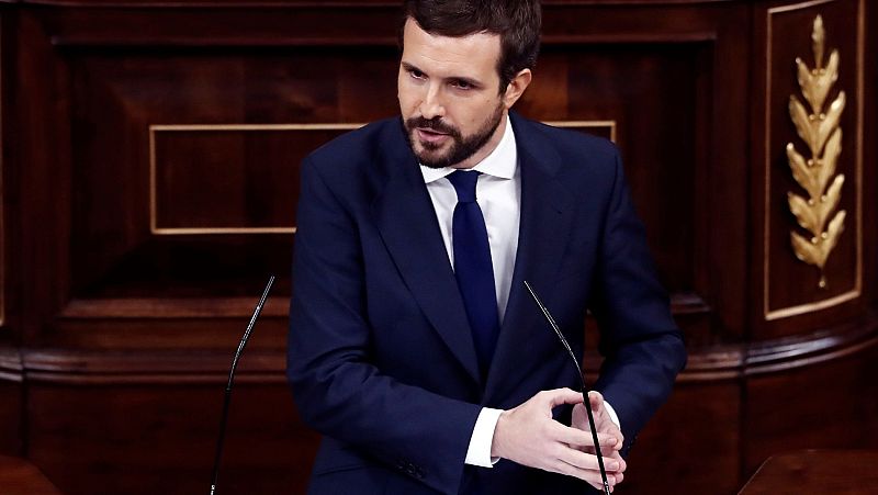 Casado a Abascal: "Usted pasará y solo dejará escombros"