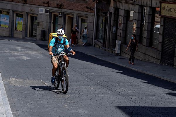 Telediario 1 - Crecen las alternativas éticas a las plataformas de reparto a domicilio