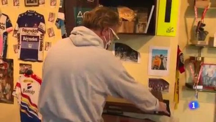 Telediario 1 - Vuelta 2020 | Los ciclistas, camino Soria