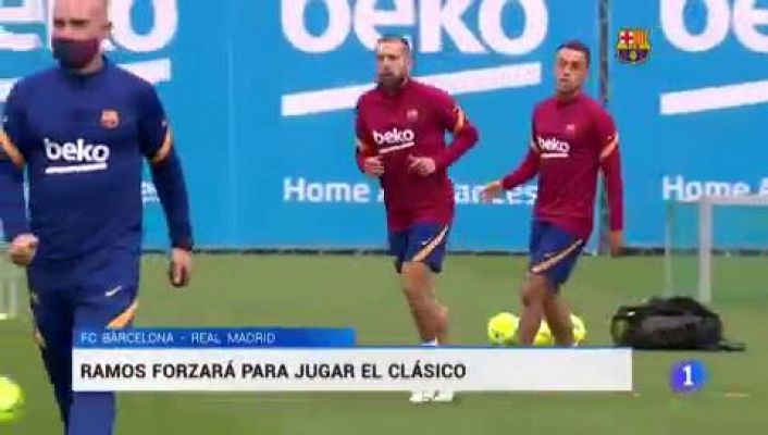 Telediario 1 - Ramos acelera para llegar al Clásico