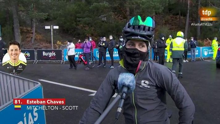 Vuelta 2020 | Esteban Chaves: "Perder solo un minuto con dos cambios de bicicleta  a falta de cuatro kilómetros es para estar contento"