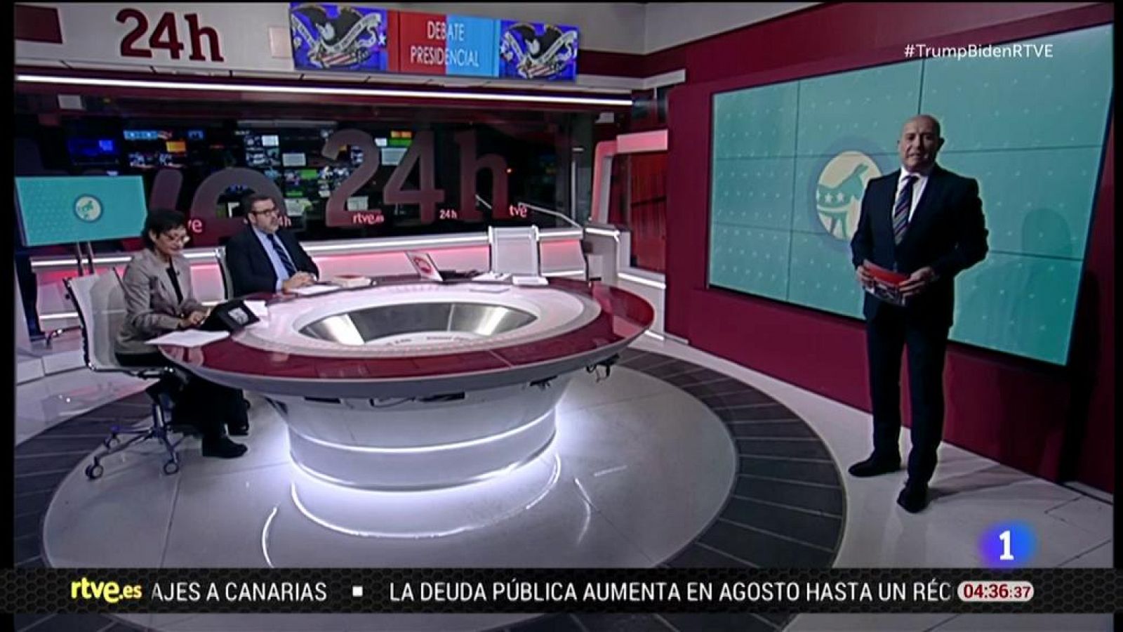 Especial informativo - Post-debate Presidencial elecciones EE.UU. - RTVE.es