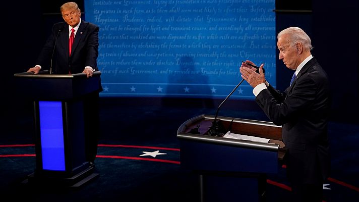 Debate Presidencial EE.UU. entre Donald Trump y Joe Biden