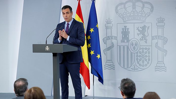 Especiales informativos - Sánchez alerta de que "llegan meses duros" y pide "colaboración ciudadana" para "evitar un nuevo confinamiento"