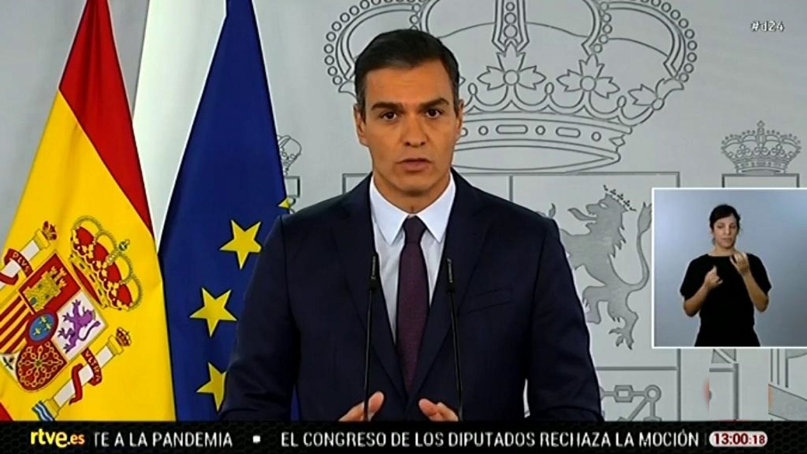 Especial informativo - Comparecencia del presidente del gobierno, Pedro Sánchez - 23/10/20 - RTVE.es