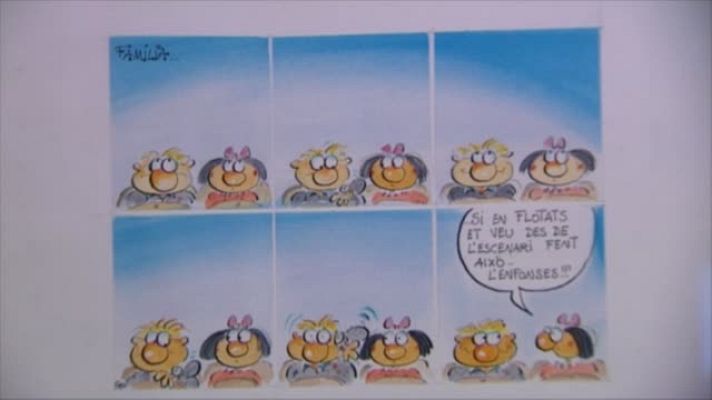 L'Informatiu - Arxiu TVE Catalunya - Exposició antològica 'Fer. L'humor amable', al Museu Abelló