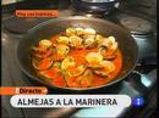 Almejas a la marinera