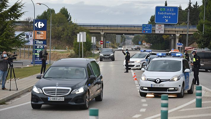 Telediario 1 - El toque de queda genera dudas legales a las comunidades