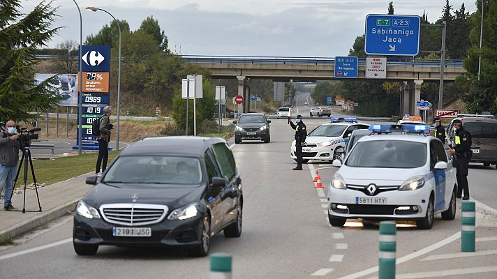 Telediario 1 - El toque de queda genera dudas legales a las comunidades