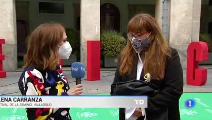 Telediario 1 - Coixet, Espiga de Honor de la Seminci de Valladolid