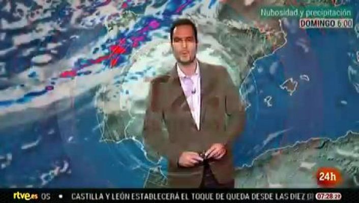 Lluvias fuertes en el extremo noroeste y en el suroeste de Galicia