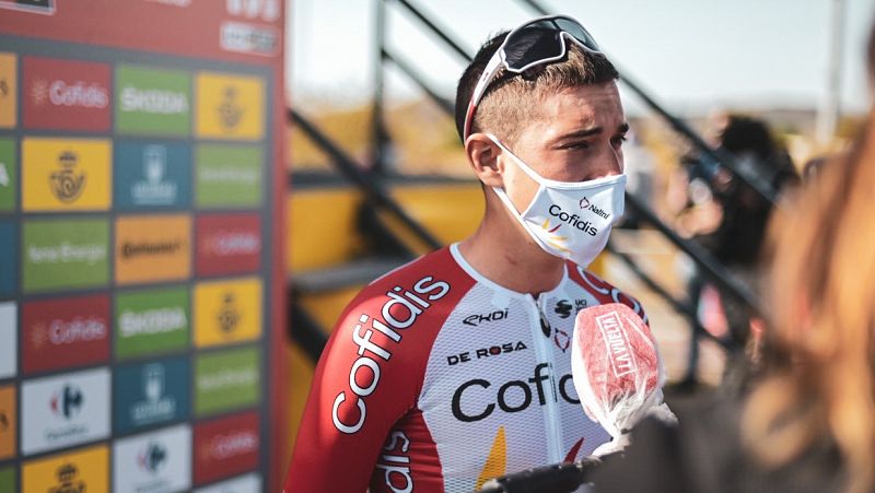Vuelta 2020 | Fernando Barceló, tras su abandono: "Noté que se me disparaba el pecho"