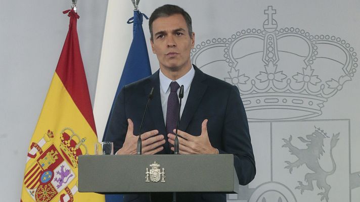 Sánchez: "Nuestra propuesta será extender el estado de alarma durante seis meses"