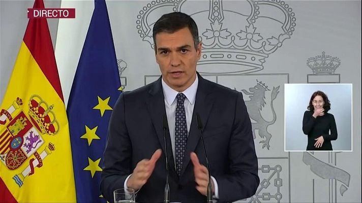 Comparecencia del presidente del gobierno, Pedro Sánchez