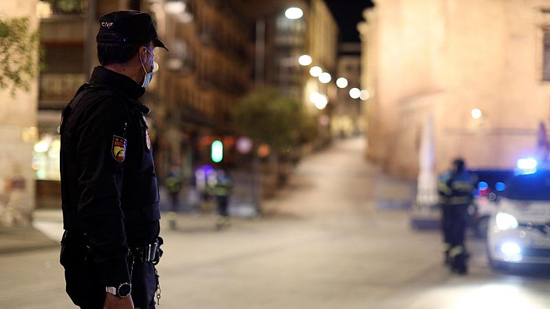 Primera noche de toque de queda en Comunidad Valenciana y Castilla y León