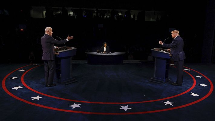 Telediario 1 - Trump y Biden: posturas presidenciales contrarias