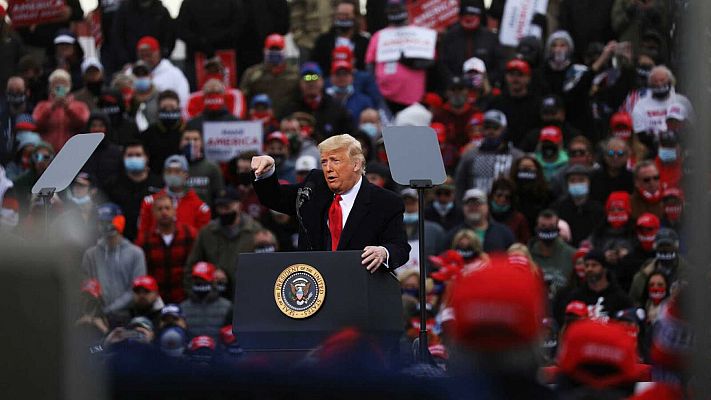 La pandemia vuelve a asediar a Trump a nueve días de las elecciones en EE.UU.