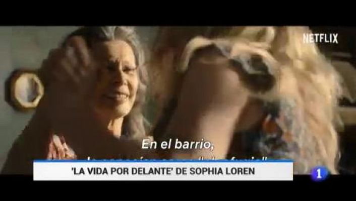 Telediario 1 - Sofía Loren vuelve al cine con la película 'La vida por delante'