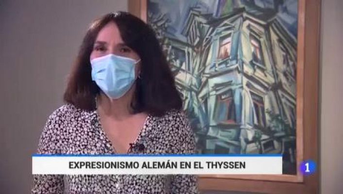 Telediario 1 - Se presenta la exposición 'Expresionismo alemán en la colección del barón Thyssen-Bornemisza'