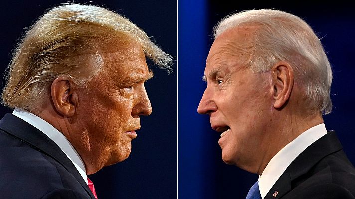 Telediario 1 - Trump contra Biden: el magnate y el político de carrera