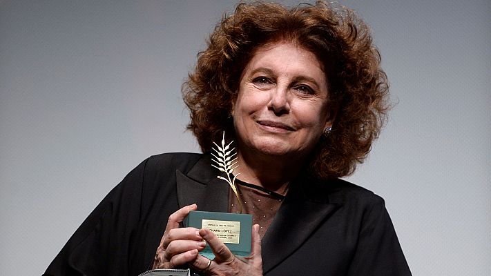 Telediario 1 - Seminci: Charo López recoge la Espiga de Honor en Valladolid