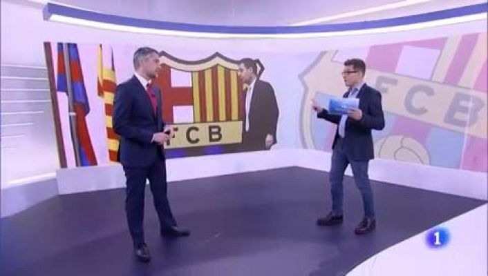 Telediario 1 - Josep Maria Bartomeu no ha pensado en dimitir