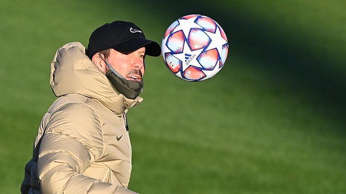 Telediario 1 - Simeone: "Luis Suárez está demostrando que quiere estar aquí"