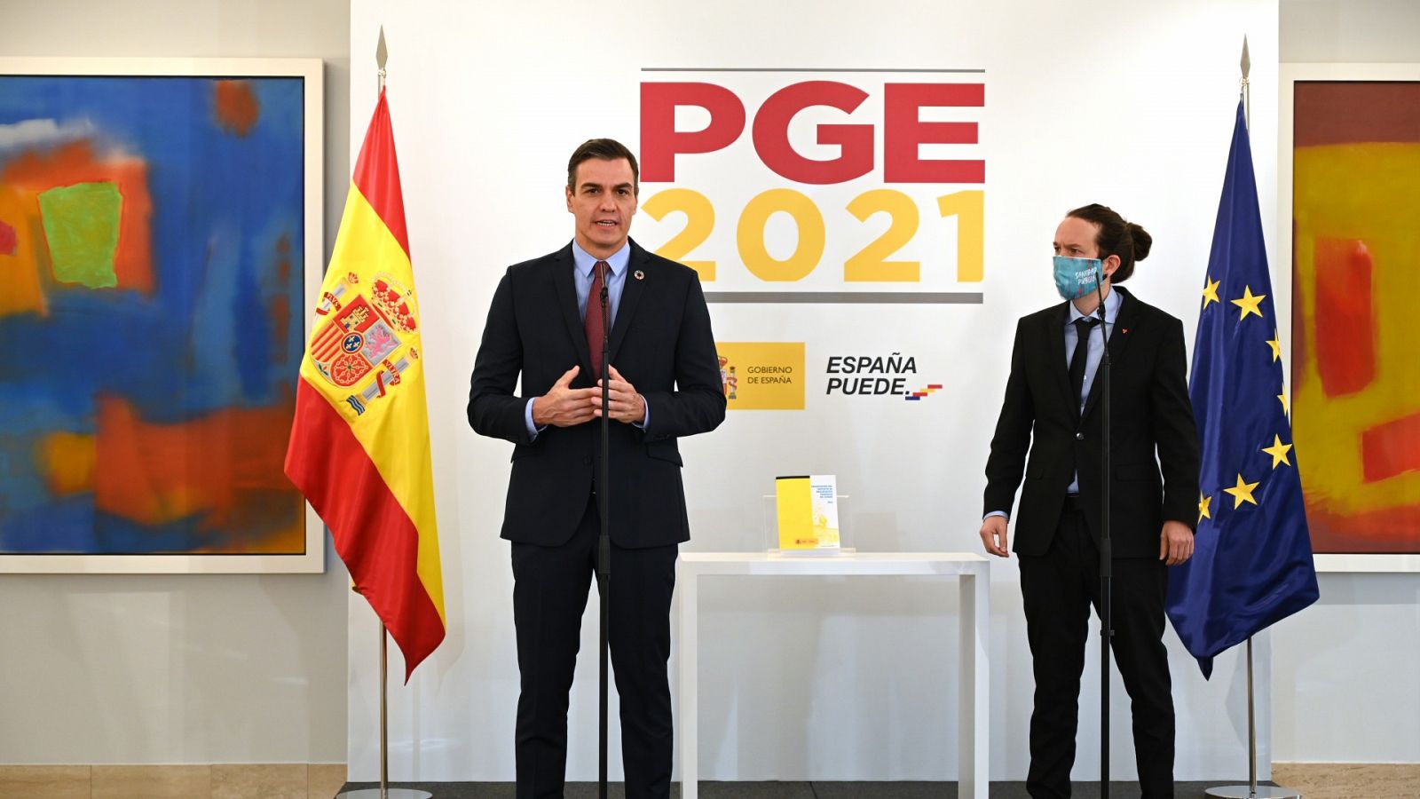 Iglesias anuncia un acuerdo para aumentar el impuesto de sociedades y del IRPF para rentas de más de 300.000 euros