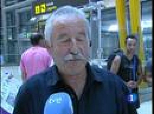  - Marta emocionada al llegar a Baraja