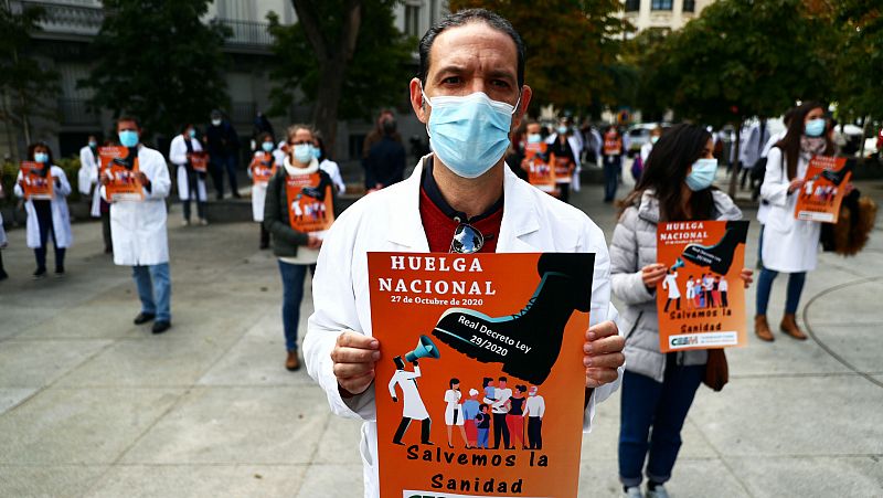 La medicina española, en huelga