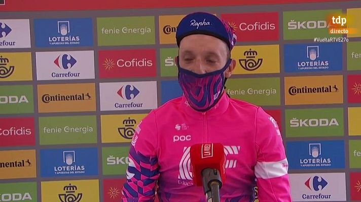 Vuelta ciclista a España - Vuelta 2020 | Michael Woods: "He tenido piernas y un poco de suerte"