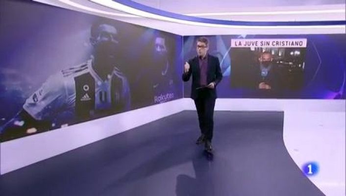 Telediario 1 - La plantilla del Barça conoce la dimisión de Bartomeu en Turín