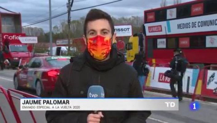 Telediario 1 - Vuelta 2020 | Woods frustra a Valverde y Fraile