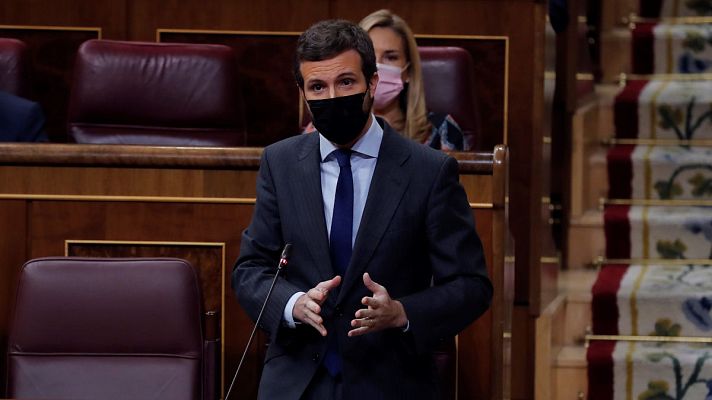Informativo 24h - Casado ofrece ocho semanas de estado de alarma y Sánchez propone cuatro meses revisables