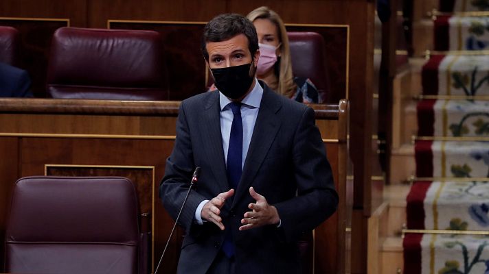 Informativo 24h - Casado ofrece ocho semanas de estado de alarma y Sánchez propone cuatro meses revisables