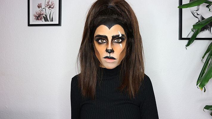 Cómo hacer un maquillaje de Halloween de 'El rey león¡