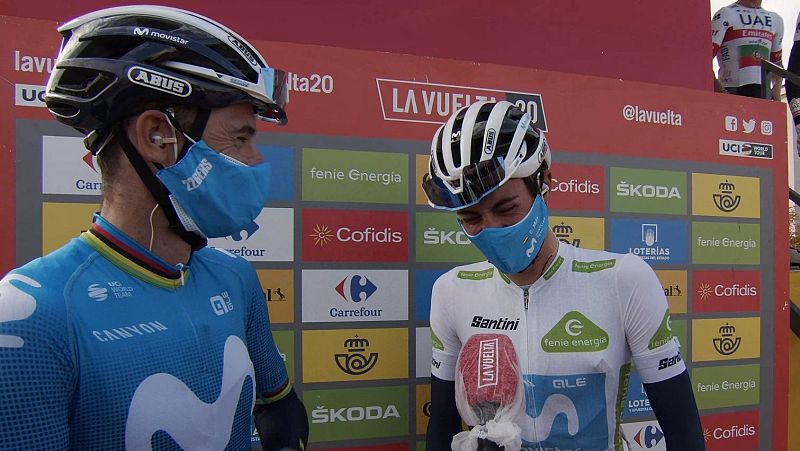 Vuelta 2020 | Valverde y Mas: "La verdad es que no conozco la subida de hoy, pero Enric sí"