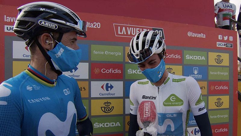 Vuelta 2020 | Valverde y Mas: "La verdad es que no conozco la subida de hoy, pero Enric sí"