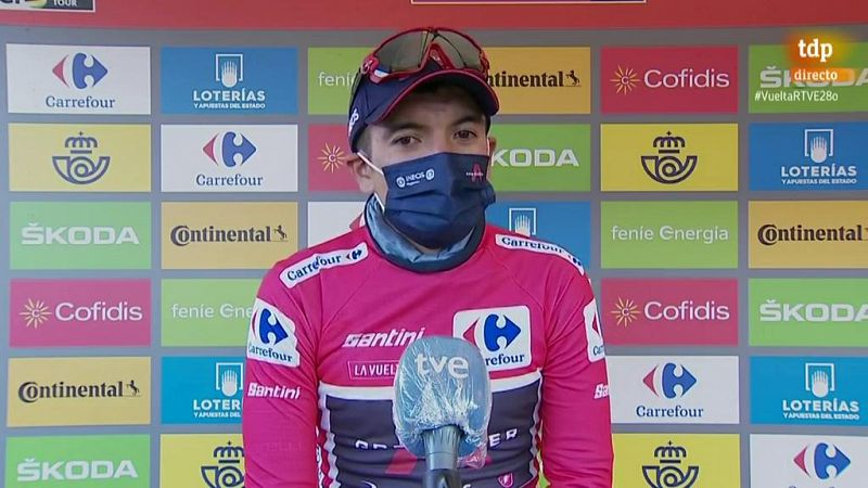 Vuelta 2020 | Richard Carapaz: "Ha sido un duelo muy bonito. Roglic está muy fuerte"